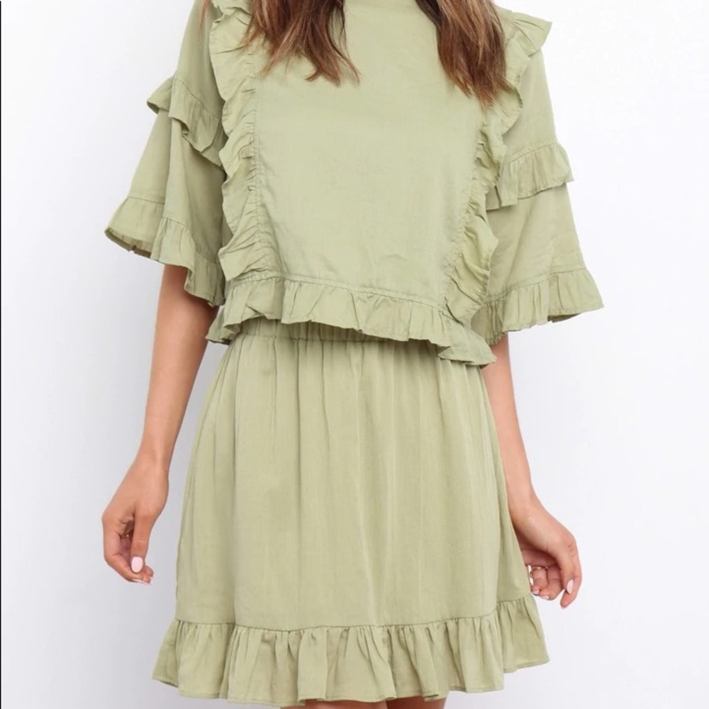 ALESSIA TOP - GREEN - Picture 3 of 4